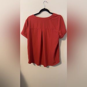 Red blouse